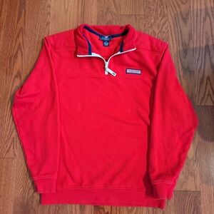 Vineyard Vines Sherpa Quarter Zip Pullover